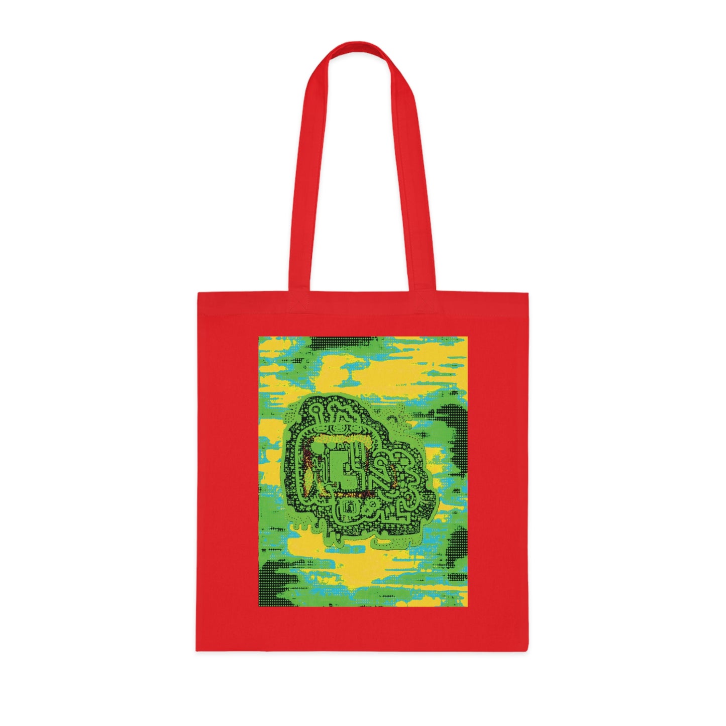 SPOTTED COTTON TOTE BAG