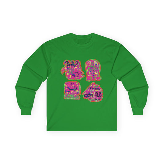 LOWFI QUARTET LONG SLEEVE UNISEX GRAPHIC TEE