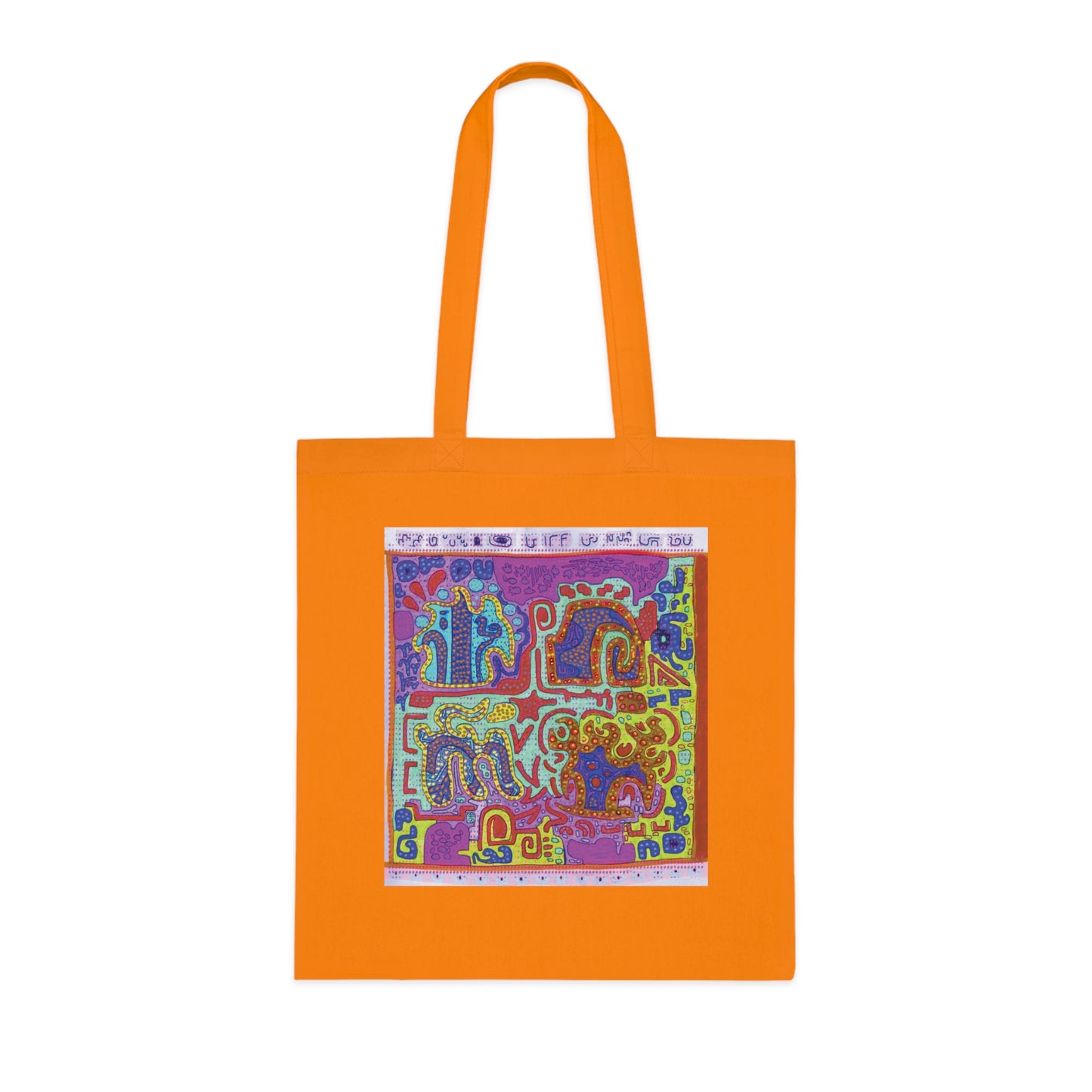 LABYRINTHINE COTTON TOTE BAG