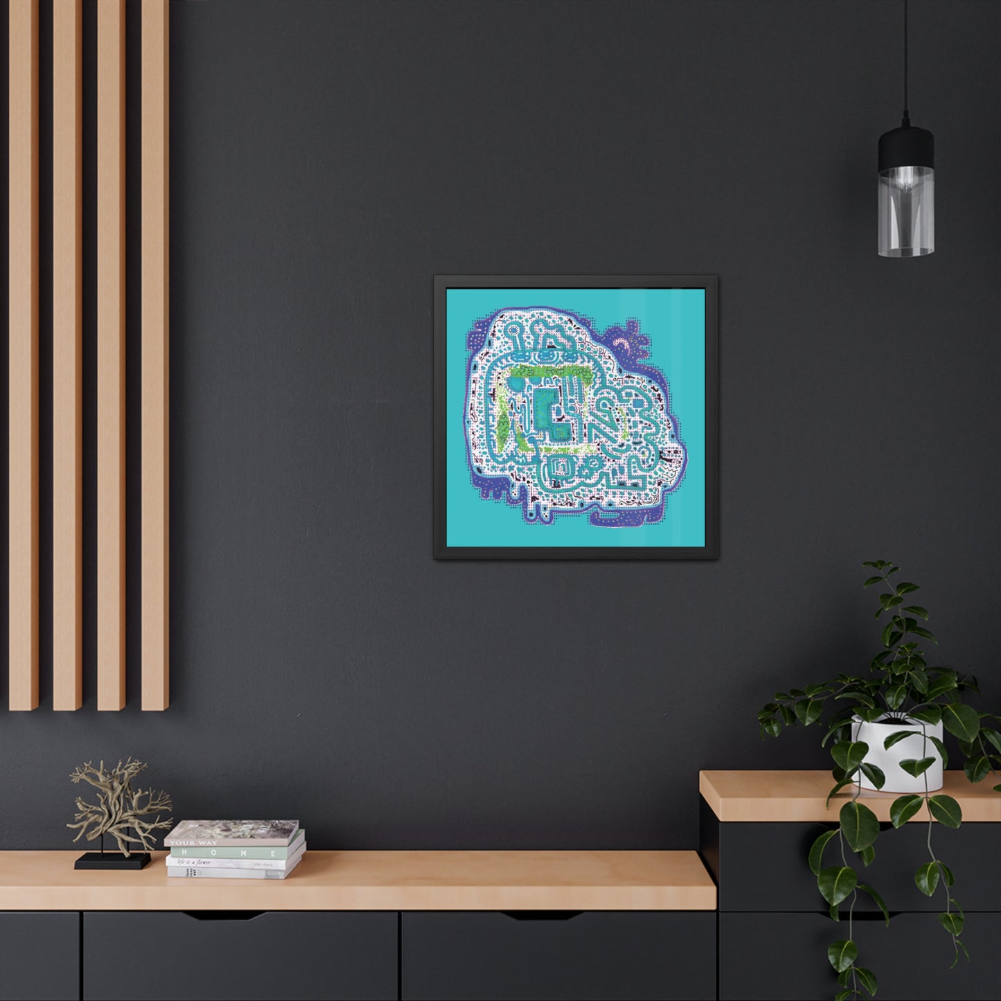 SPOTTED FRAMED POSTER