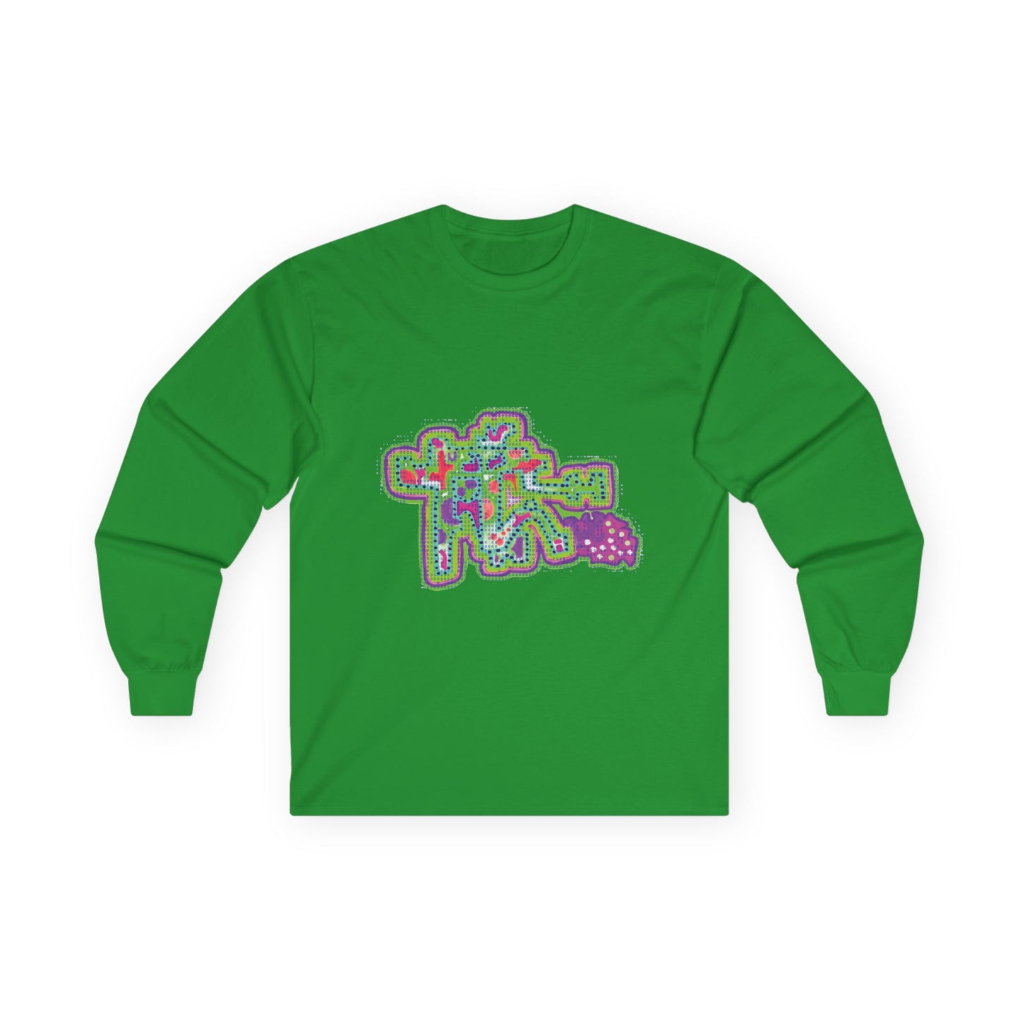 ANGULAR LONG SLEEVE UNISEX GRAPHIC TEE