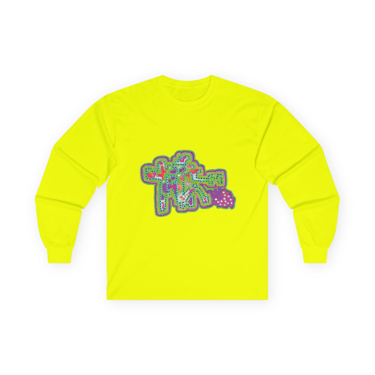 ANGULAR LONG SLEEVE UNISEX GRAPHIC TEE