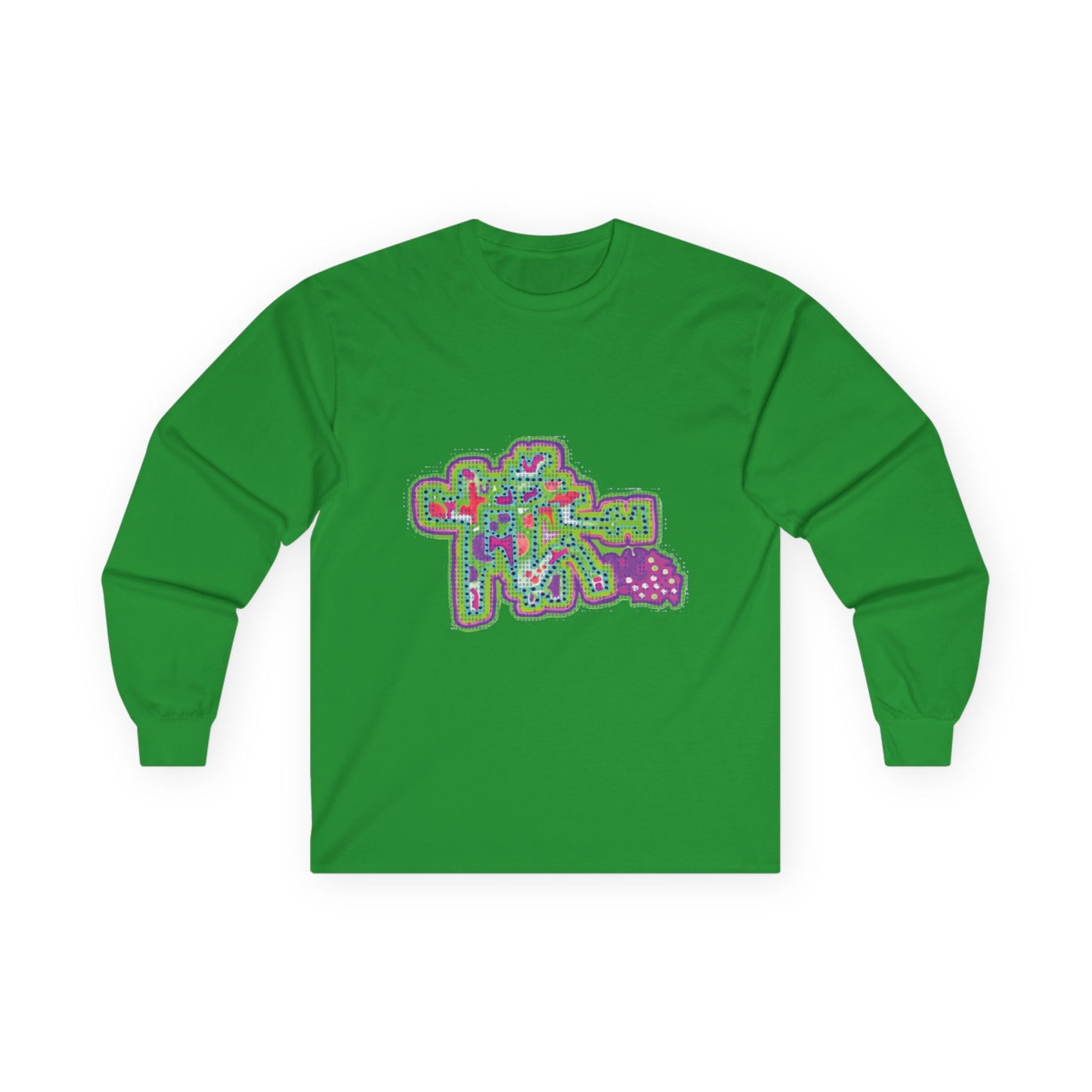 ANGULAR LONG SLEEVE UNISEX GRAPHIC TEE