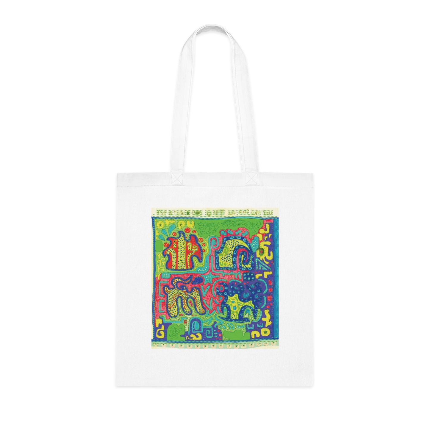 LABYRINTHINE COTTON TOTE BAG