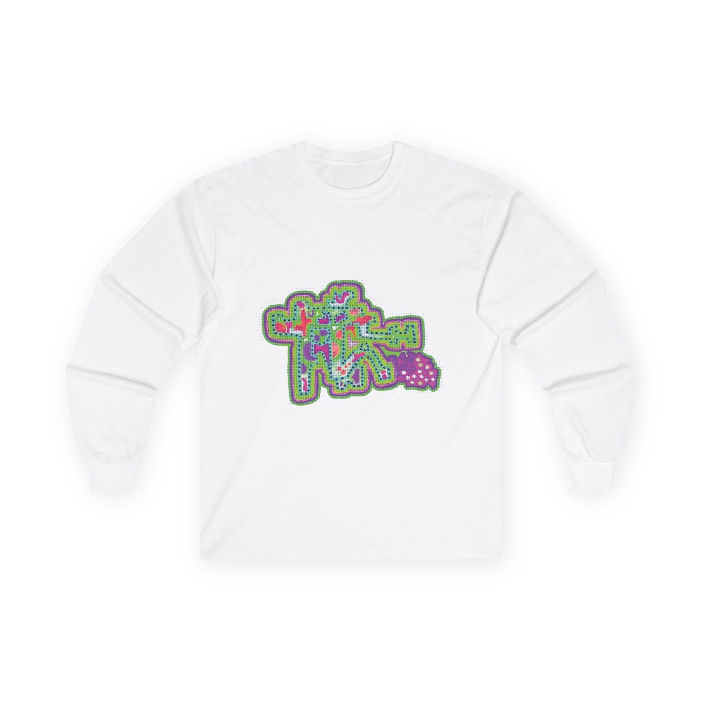 ANGULAR LONG SLEEVE UNISEX GRAPHIC TEE