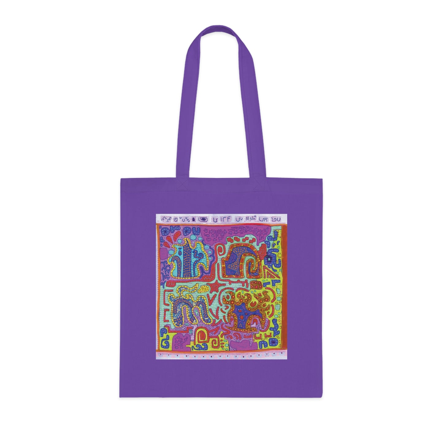 LABYRINTHINE COTTON TOTE BAG