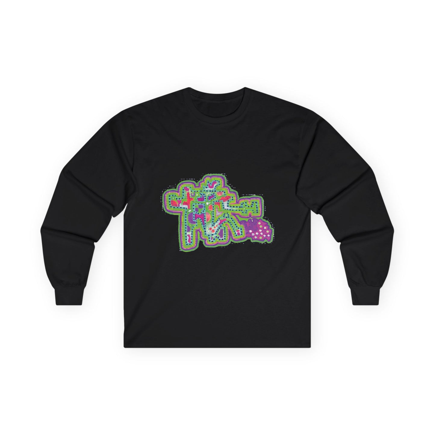 ANGULAR LONG SLEEVE UNISEX GRAPHIC TEE